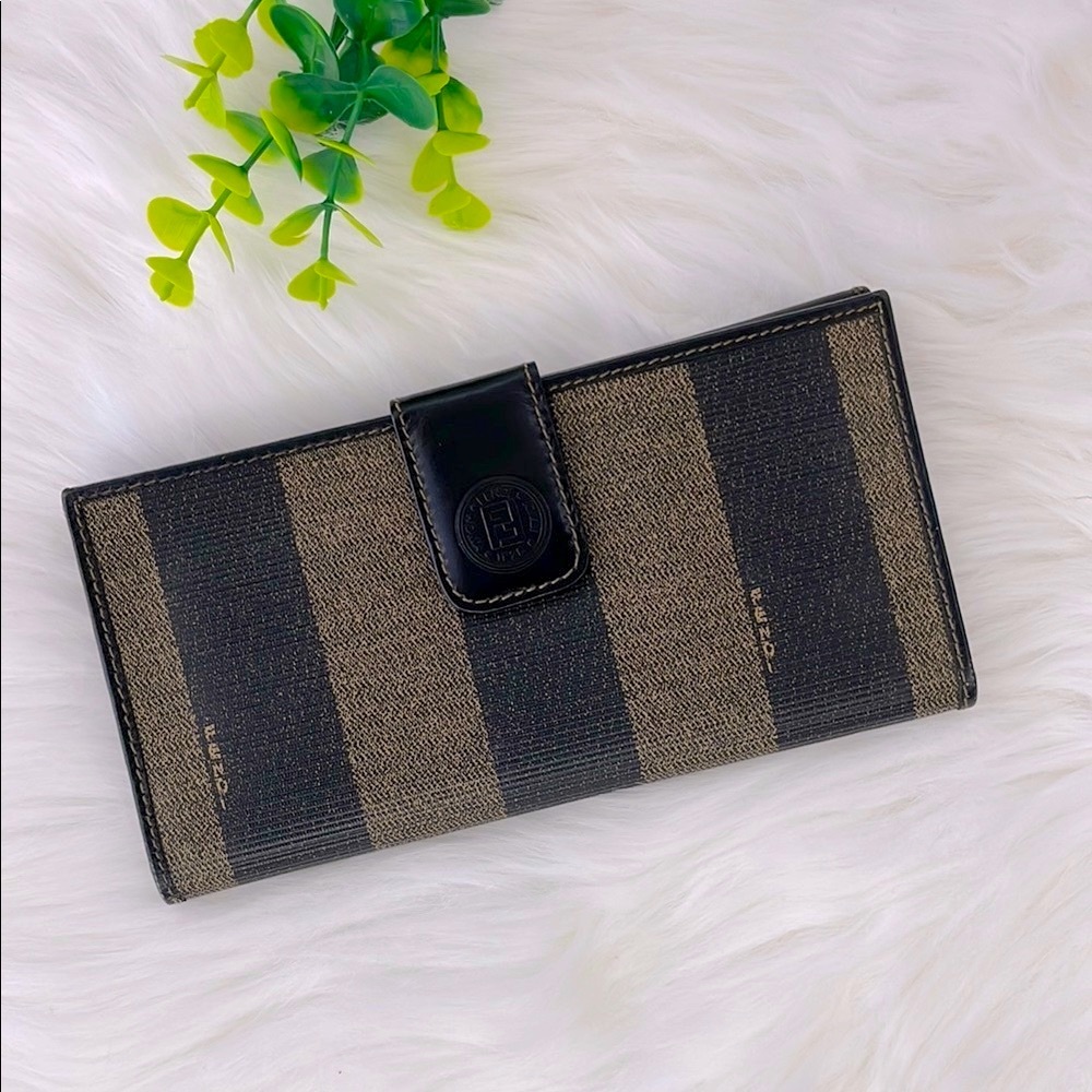 Fendi Pequin Long Wallet
